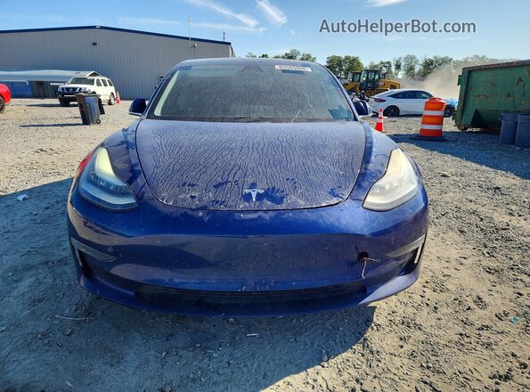 5YJ3E1EB1JF133867 2018 TESLA MODEL Blue წინა ხედი