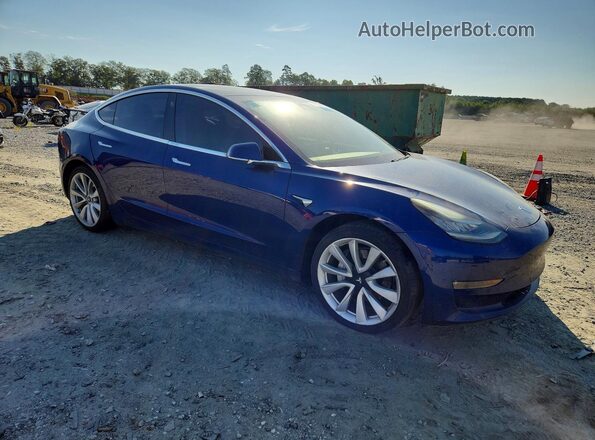 5YJ3E1EB1JF133867 2018 TESLA MODEL Blue წინა მარჯვენა