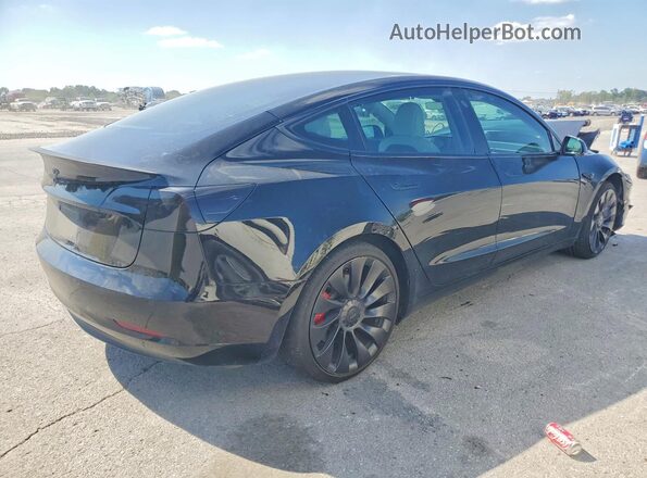 5YJ3E1EB1JF171082 2018 TESLA MODEL Black Trasero derecho