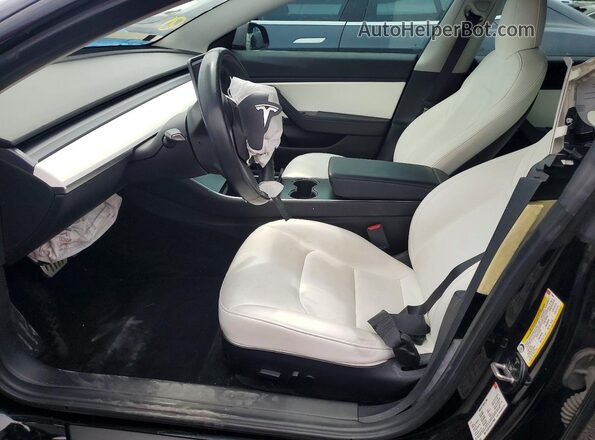 5YJ3E1EB1JF171082 2018 TESLA MODEL Black Vista interior delantera