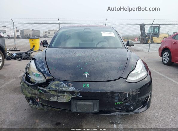 5YJ3E1EB1JF184320 2018 TESLA MODEL 3 Черный Вид щитка приборов