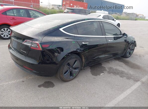 5YJ3E1EB1JF184320 2018 TESLA MODEL 3 Черный Задняя правая четверть