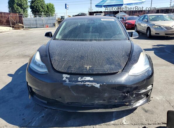 5YJ3E1EB1KF186747 2019 TESLA MODEL Black Front view