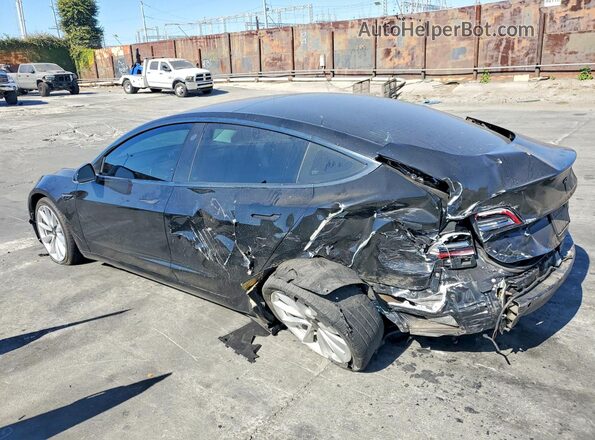 5YJ3E1EB1KF186747 2019 TESLA MODEL Black Rear left
