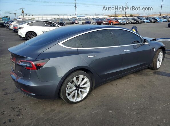 5YJ3E1EB1LF711971 2020 TESLA MODEL Gray Rear right