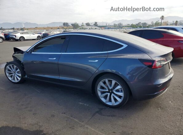 5YJ3E1EB1LF711971 2020 TESLA MODEL Gray Rear left