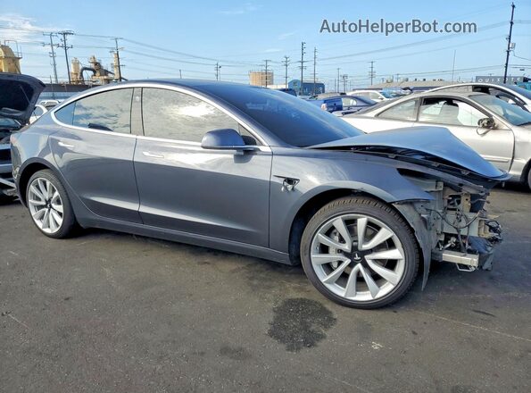 5YJ3E1EB1LF711971 2020 TESLA MODEL Gray Front right