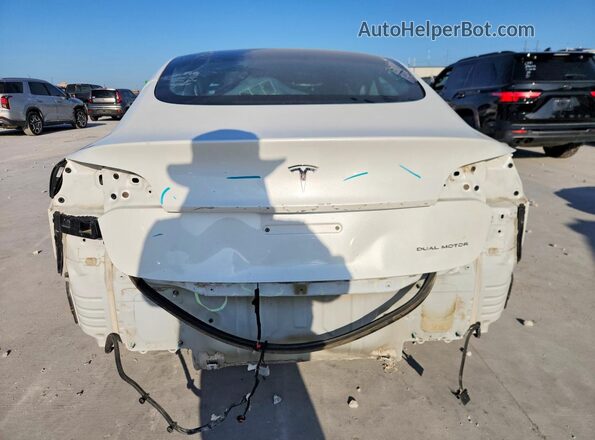5YJ3E1EB1MF065638 2021 TESLA MODEL White Vista trasera