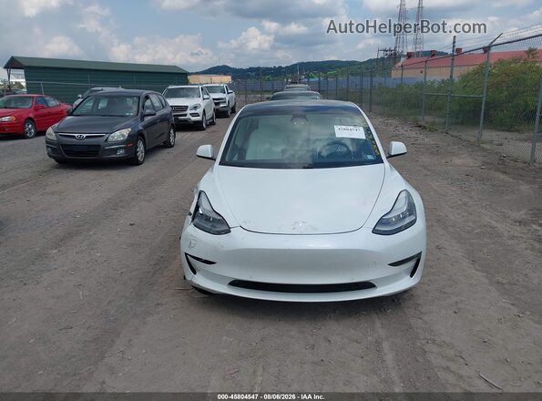 5YJ3E1EB1MF860348 2021 TESLA MODEL 3 Белый Вид щитка приборов