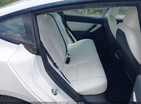 5YJ3E1EB1MF860348 2021 TESLA MODEL 3 Белый Вид наклейки с VIN-кодом