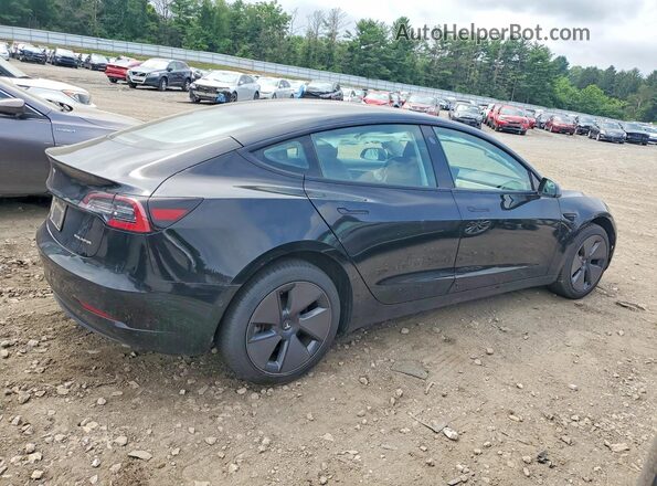 5YJ3E1EB1MF979484 2021 TESLA MODEL Black Rear right