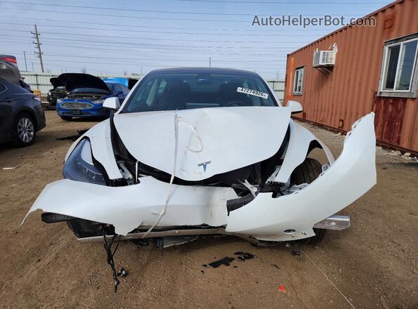 5YJ3E1EB1NF107761 2022 TESLA MODEL White Вид спереду