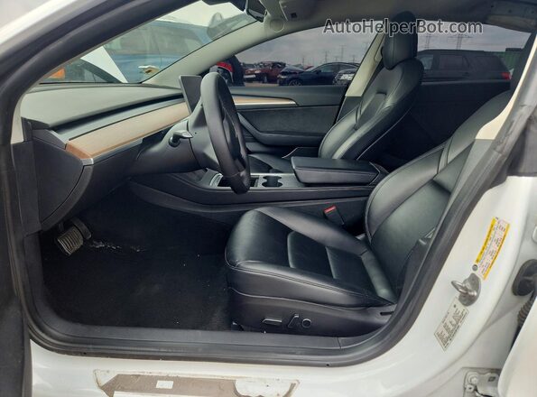 5YJ3E1EB1NF124656 2022 TESLA MODEL White Սալոնի դիմացի տեսք