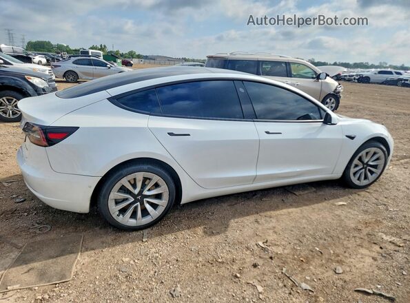 5YJ3E1EB1NF124656 2022 TESLA MODEL White Հետևի աջ