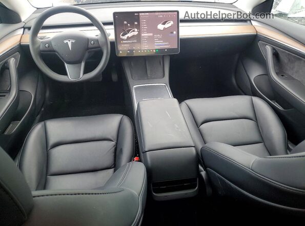 5YJ3E1EB1NF184016 2022 TESLA MODEL White წინა პანელის ხედი