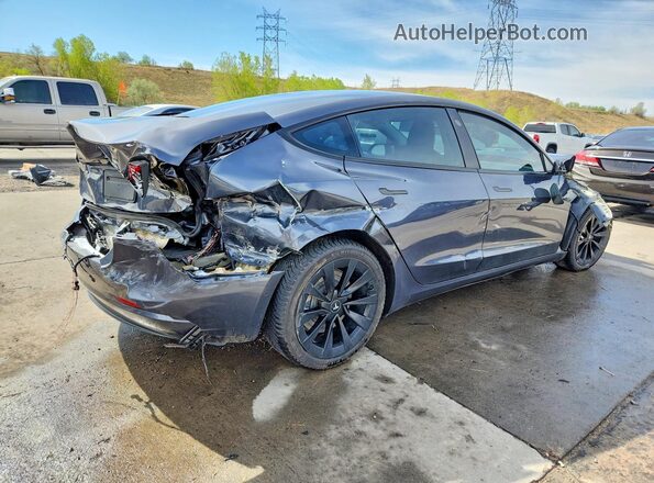 5YJ3E1EB1NF190334 2022 TESLA MODEL Серый Задняя правая четверть