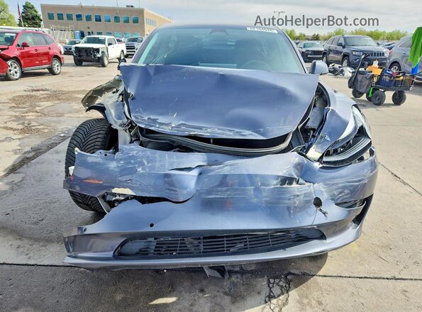 5YJ3E1EB1NF190334 2022 TESLA MODEL Серый Вид спереди