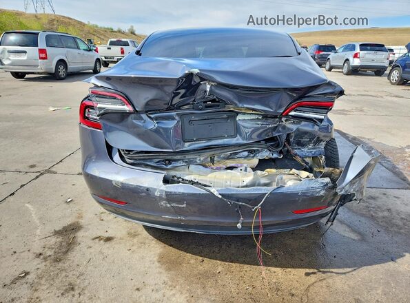 5YJ3E1EB1NF190334 2022 TESLA MODEL Серый Вид сзади