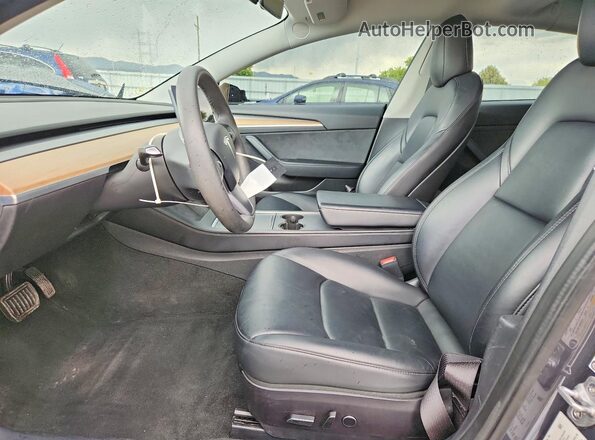 5YJ3E1EB1NF190334 2022 TESLA MODEL Серый Вид салона спереди