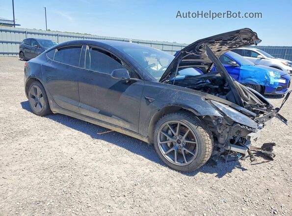 5YJ3E1EB1PF416505 2023 TESLA MODEL Black წინა მარჯვენა