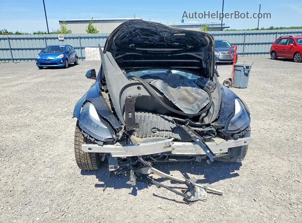 5YJ3E1EB1PF416505 2023 TESLA MODEL Black წინა ხედი