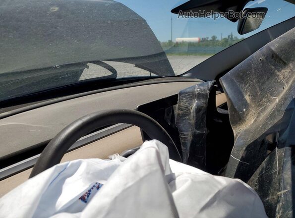 5YJ3E1EB1PF416505 2023 TESLA MODEL Black ხელსაწყოთა პანელის ხედი