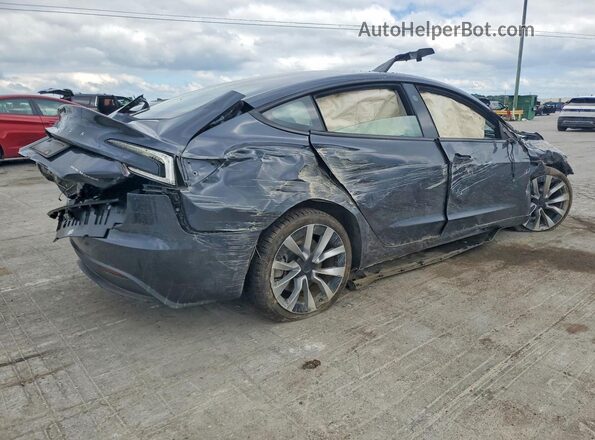 5YJ3E1EB1RF814705 2024 TESLA MODEL Gray Задня права чверть