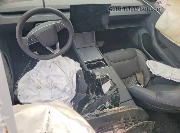 5YJ3E1EB1RF814705 2024 TESLA MODEL Gray Вид панелі приладів