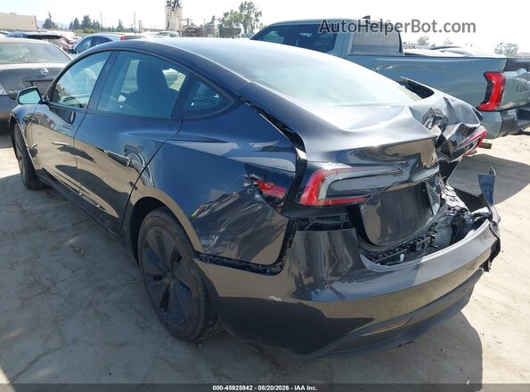 5YJ3E1EB1SF899986 2025 TESLA MODEL 3 Black Trasero izquierdo