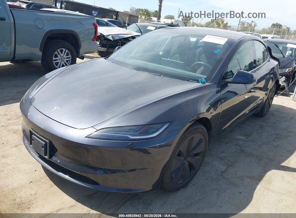 5YJ3E1EB1SF899986 2025 TESLA MODEL 3 Black Vista tres cuartos delantera izquierda