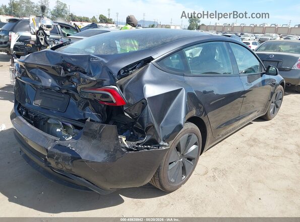 5YJ3E1EB1SF899986 2025 TESLA MODEL 3 Black Trasero derecho