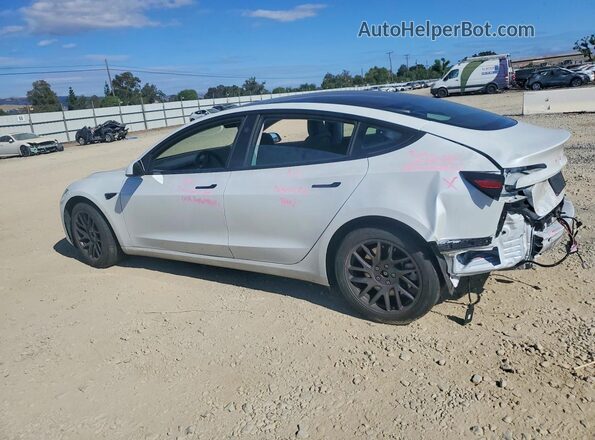 5YJ3E1EB1SF960608 2025 TESLA MODEL Белый Задняя левая четверть