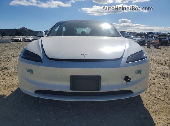 5YJ3E1EB1SF960608 2025 TESLA MODEL Белый Вид спереди