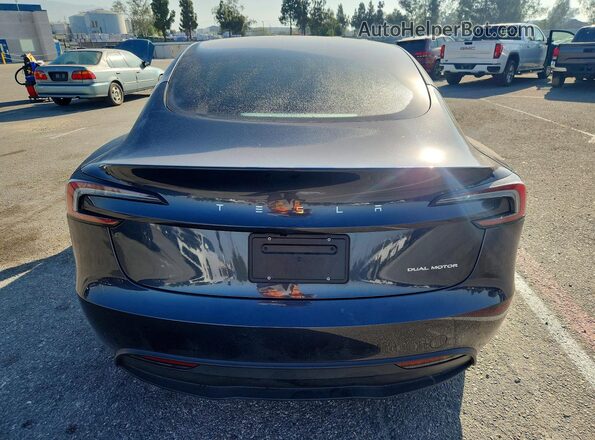 5YJ3E1EB1SF987811 2025 TESLA MODEL Угольный Вид сзади