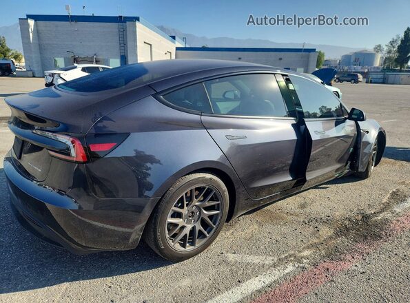 5YJ3E1EB1SF987811 2025 TESLA MODEL Угольный Задняя правая четверть