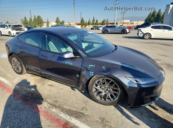 5YJ3E1EB1SF987811 2025 TESLA MODEL Угольный Передняя правая четверть