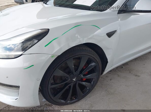5YJ3E1EB2JF084257 2018 TESLA MODEL 3 White Vista frontal