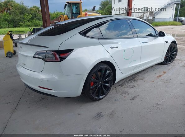 5YJ3E1EB2JF084257 2018 TESLA MODEL 3 White Trasero derecho