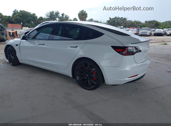 5YJ3E1EB2JF084257 2018 TESLA MODEL 3 White Trasero izquierdo