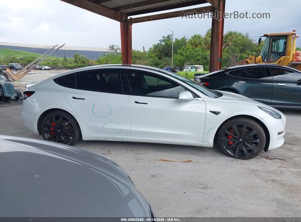 5YJ3E1EB2JF084257 2018 TESLA MODEL 3 White Vista del salpicadero