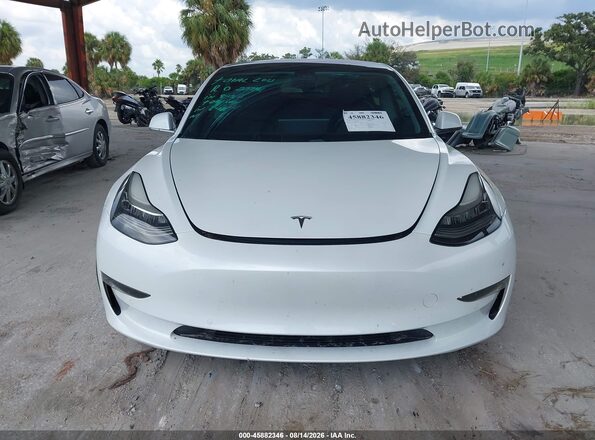 5YJ3E1EB2JF084257 2018 TESLA MODEL 3 White Vista trasera
