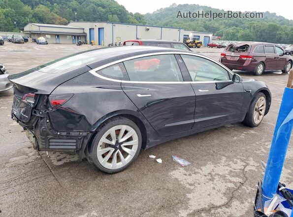 5YJ3E1EB2JF118746 2018 TESLA MODEL Черный Задняя правая четверть
