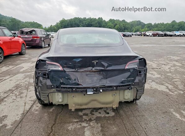 5YJ3E1EB2JF118746 2018 TESLA MODEL Черный Вид сзади