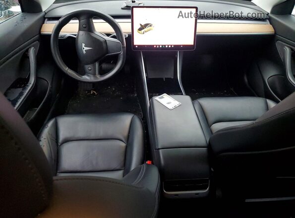 5YJ3E1EB2JF118746 2018 TESLA MODEL Черный Вид панели приборов