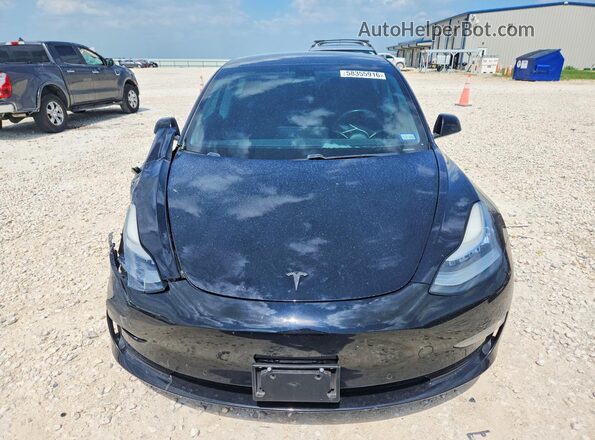 5YJ3E1EB2KF208853 2019 TESLA MODEL Black წინა ხედი