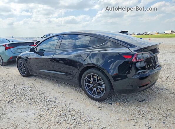5YJ3E1EB2KF208853 2019 TESLA MODEL Black უკანა მარცხენა