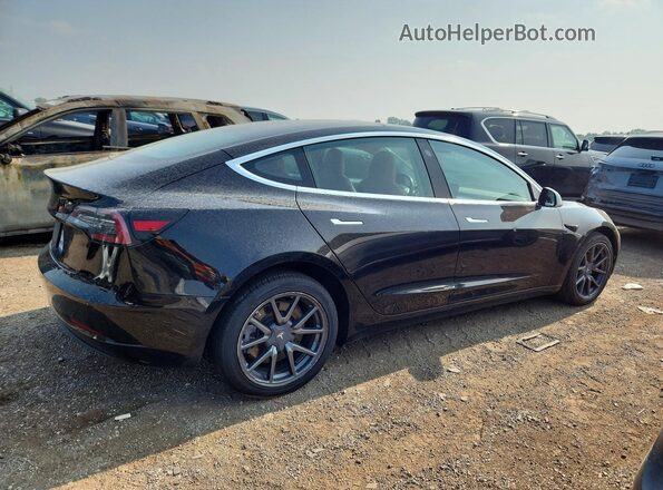 5YJ3E1EB2KF364665 2019 TESLA MODEL Black Հետևի աջ