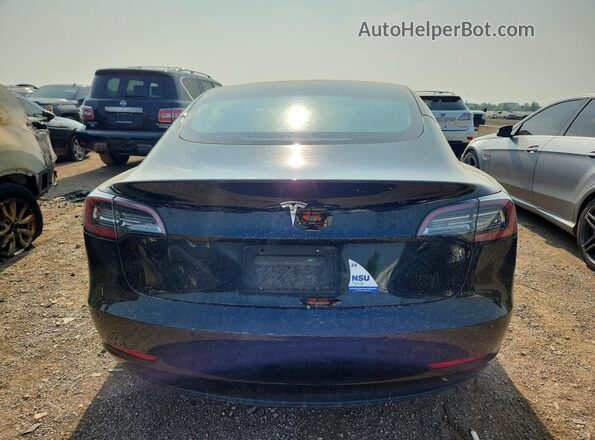 5YJ3E1EB2KF364665 2019 TESLA MODEL Black Հետևի տեսք