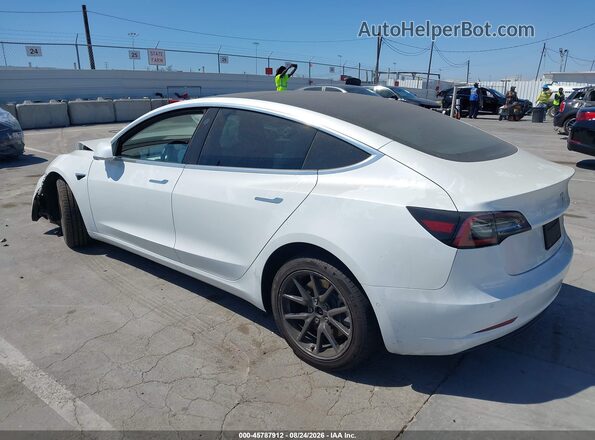 5YJ3E1EB2KF513124 2019 TESLA MODEL 3 White Rear left
