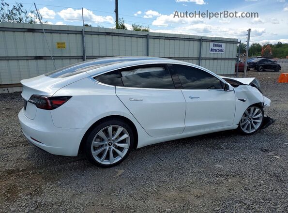 5YJ3E1EB2LF667396 2020 TESLA MODEL White Trasero derecho